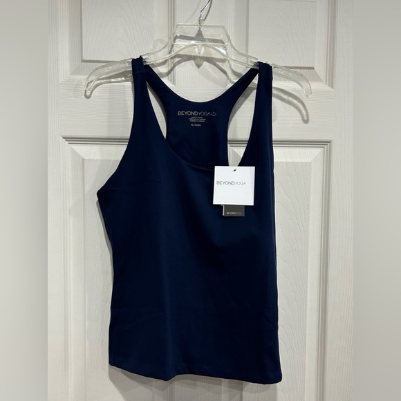 Beyond Yoga Women's XL POWERBEYOND™ Strength Tank Navy NWT Racerback - Picture 1 of 12